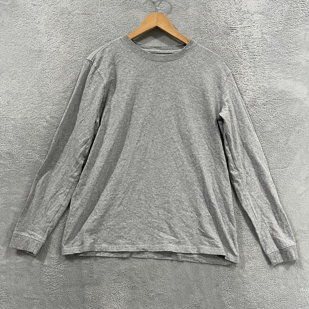 Carhartt T-Shirt Women Medium Gray Loose Fit Graphic Sleeve Logo Pullover 103401
